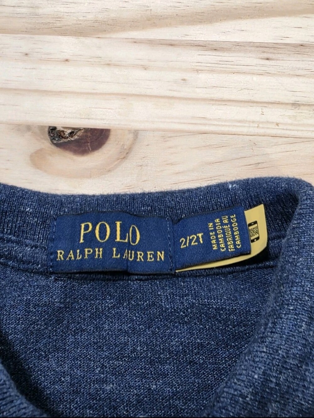 Kids Polo Ralph Lauren Boys Blue Polo Shirt Embroidered Big Red Pony Kids Sz 2T - Picture 8 of 14